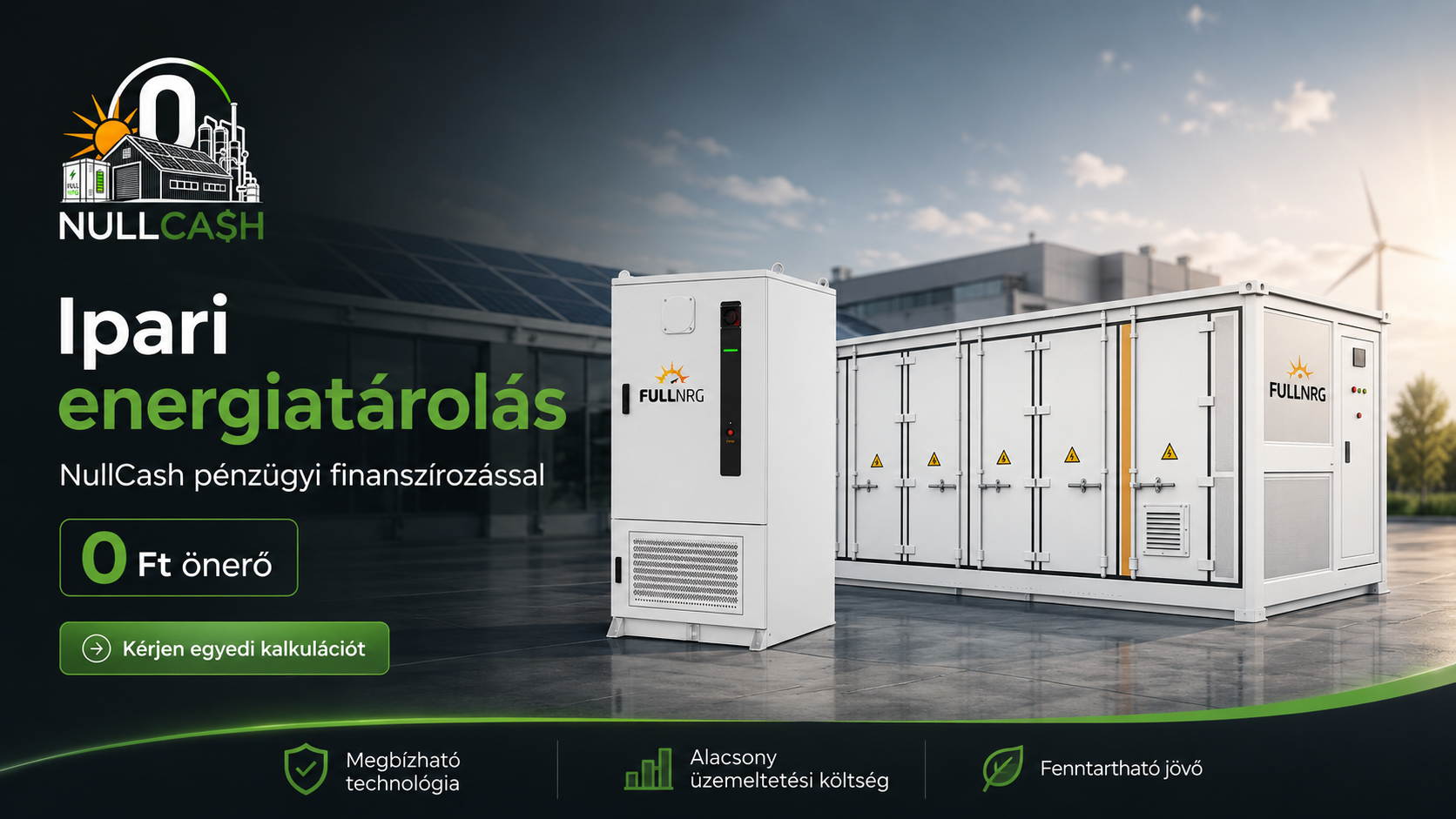 NullCash — Ipari energiatárolás